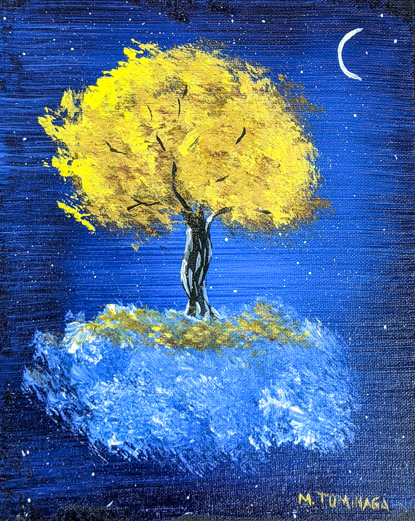 Gold Tree on Cloud