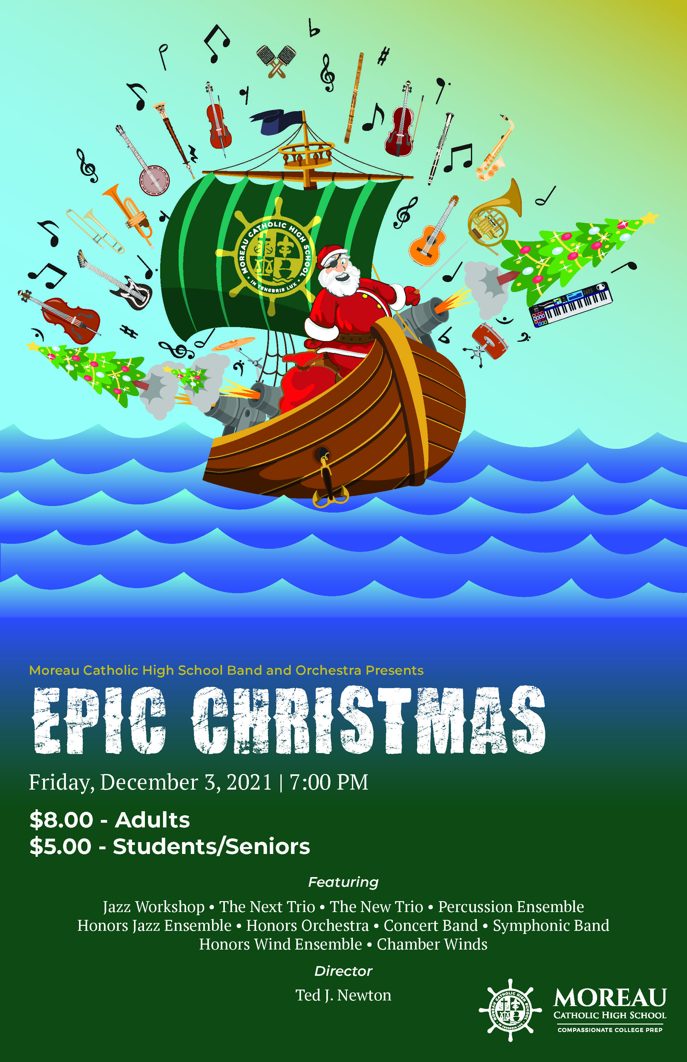 MCHS Epic Christmas Band Poster